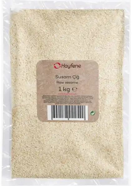 Hayfene Çiğ Susam 1 Kg – Nijerya Menşeli, Doğal ve Çok Yönlü Mutfak Kullanımı İçin
