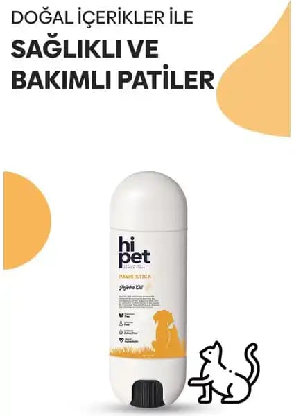 HiPet Kedi Jojoba Pati Stick: Organik ve Etkili Evcil Hayvan Pati Bakımı