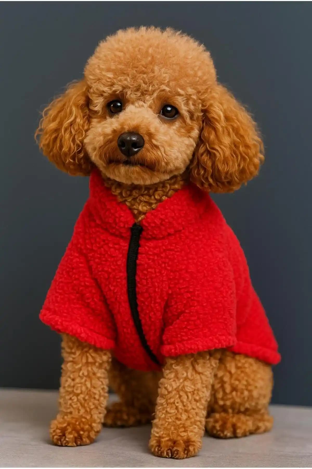 HKEVCİLPET Polar Kedi Köpek Kıyafeti Mont Ceket – Kolay Giydirme, Yeşil Renk