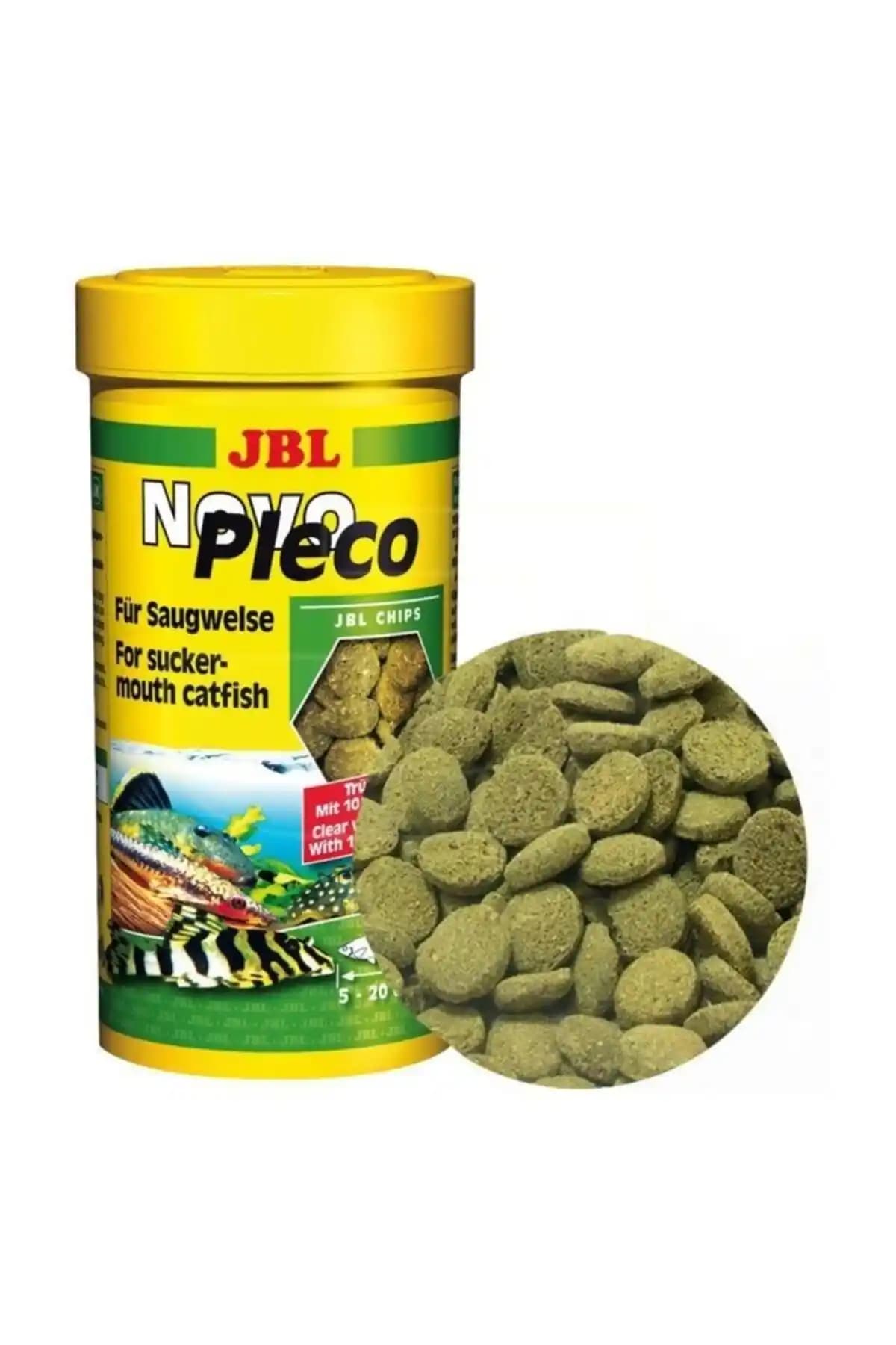 JBL Novo Pleco Vatoz İçin Tablet Yem: Doğal İçerikli, Suda Batmayan Beslenme