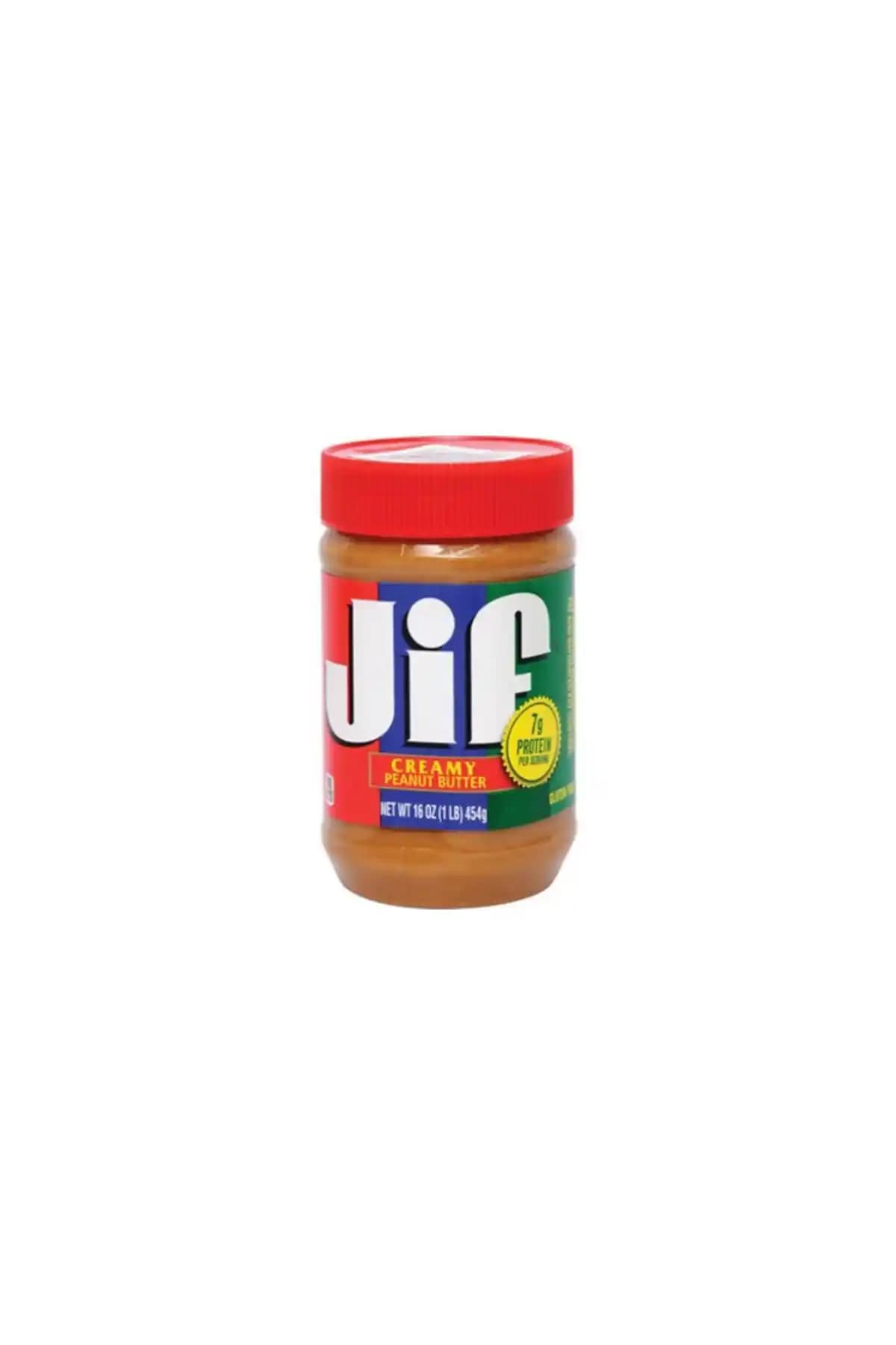 Jif Glutensiz Kremalı Fıstık Ezmesi 454 g – Türkiye Menşei, Kremsi Dokusu ve Çok Yönlü Kullanım