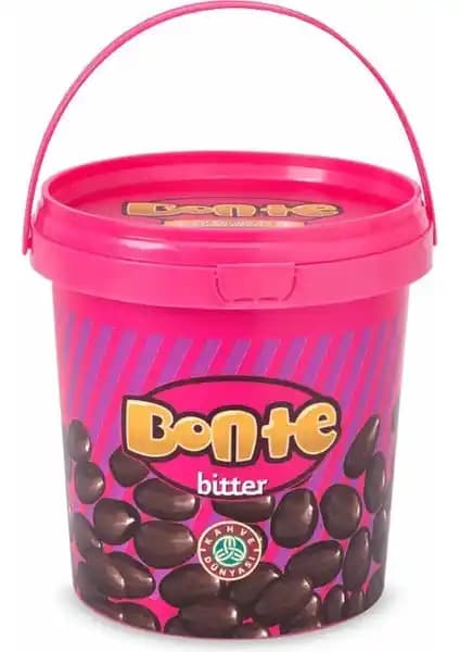 Kahve Dünyası Tebrik Temalı Bitter Bonte Çikolata – 400 g, İç Bisküvili ve Hediyelik