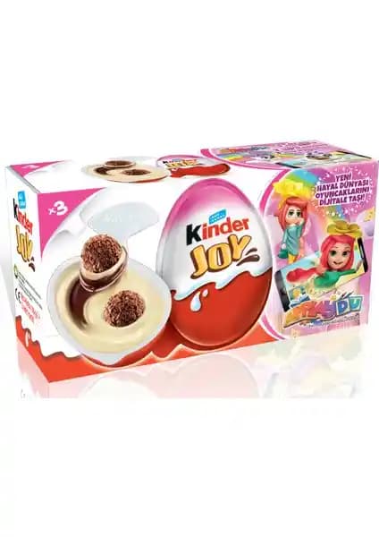 Kız Çocuklar İçin Kinder Joy 3’lü: Lezzetli Gofretler ve APPLAYDU ile Öğrenme Sürprizi
