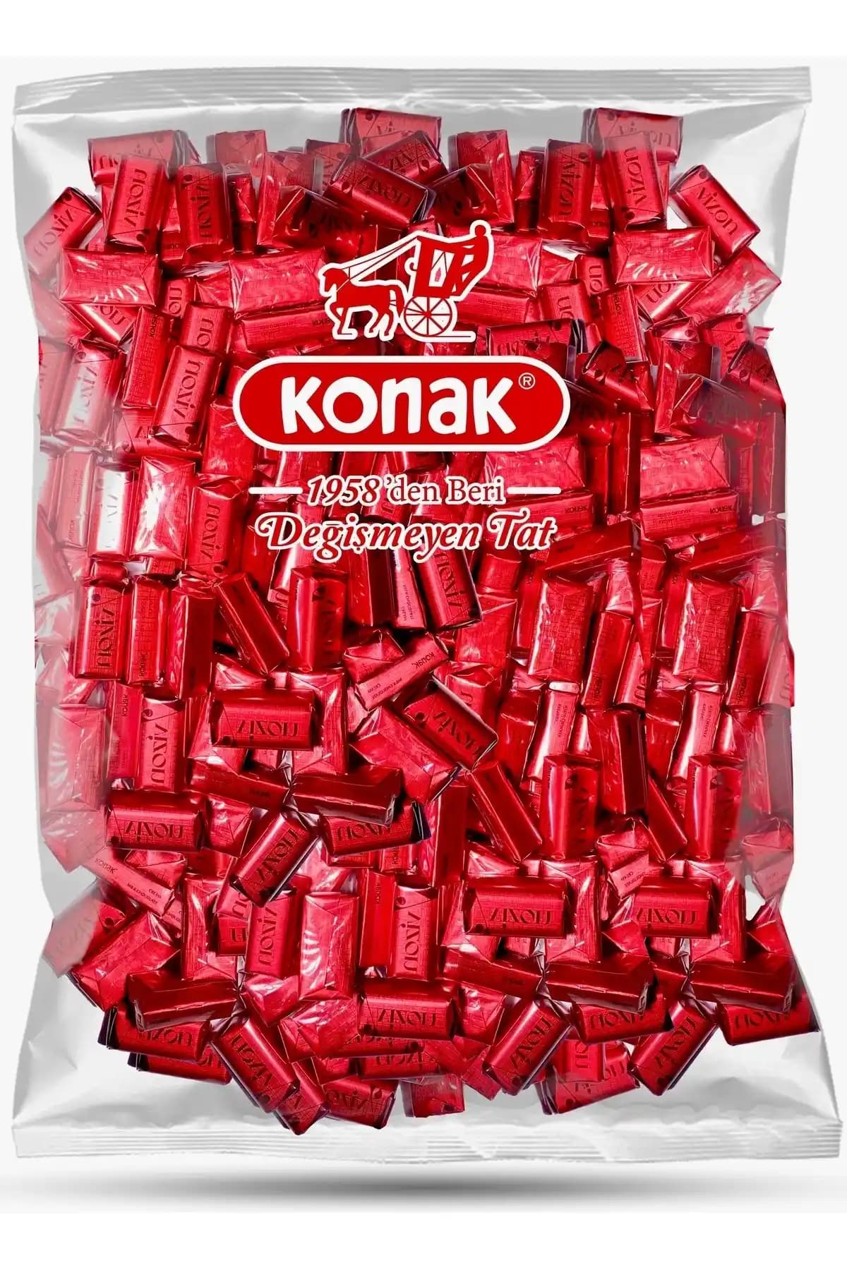 KONAK Vizon Sütlü Krema Dolgulu Sütlü Çikolata: İki Katmanlı Doku ve Dengeli Tat Profili