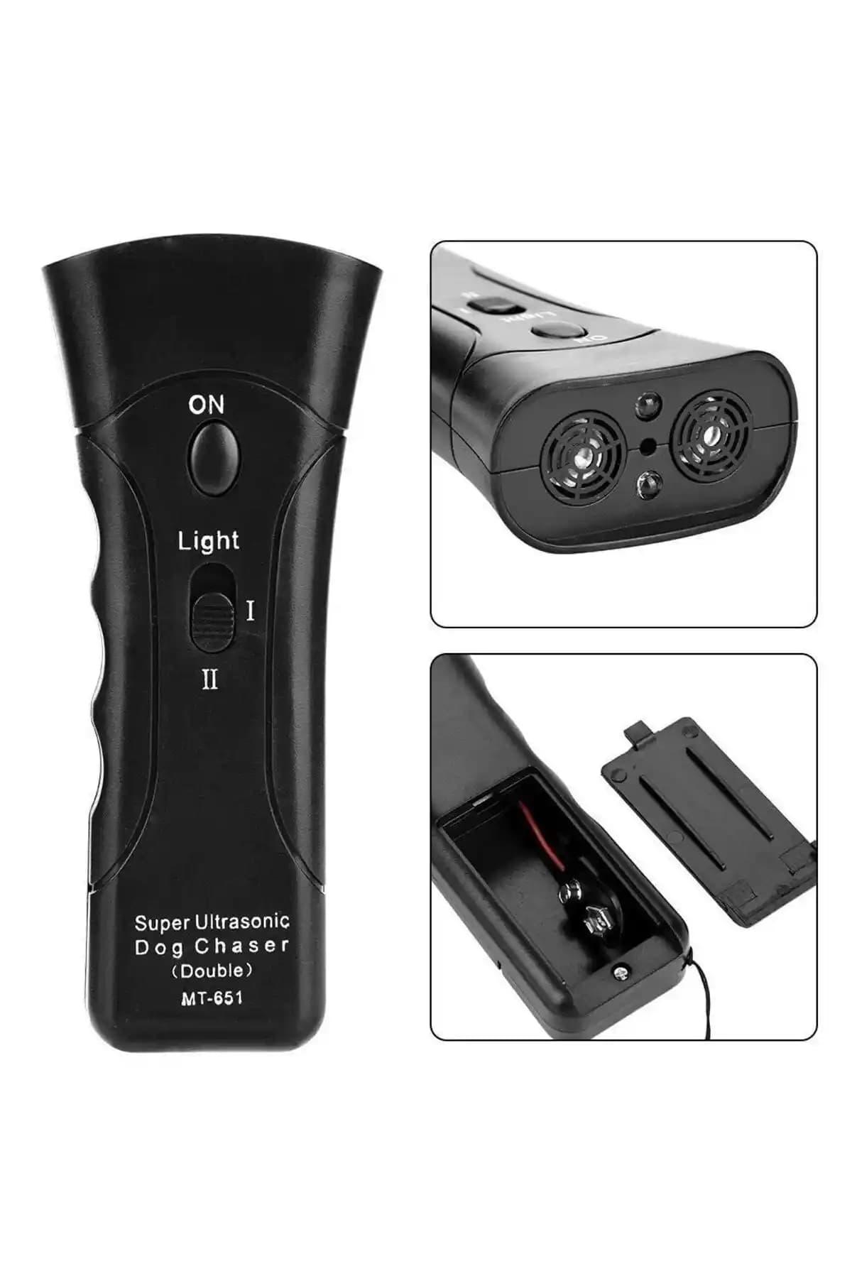 Köpekler İçin Ultrasonik Kovucu Cihaz: El Tipi Tasarım ve 20 Metreye Kadar Etki