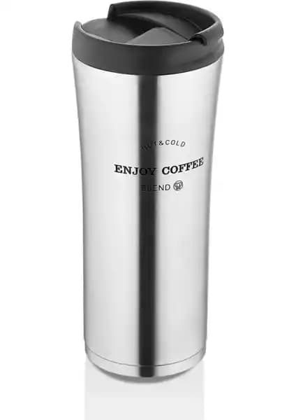 Korkmaz Freedom Colours 500 ml Çift Katmanlı Paslanmaz Çelik Termos Bardak: Şık Pratik