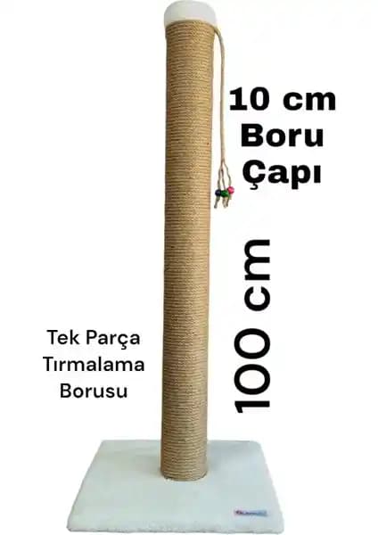Lena Pet 100 cm Dev Boy Kedi Tırmalama Tahtası - Tek Parça Ahşap Tasarım, Welsoft Kaplama