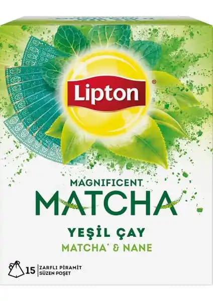 Lipton Bitki Çayı Matcha ve Nane: Doğal İçeriklerle Ferahlatıcı ve Odaklanmayı Destekleyen Deneyim