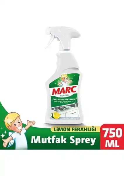 Marc Mutfak Temizleyici Yağ Çözücü Sprey 750 ml ile Yağlı Leklerde Parlak Yüzeyler