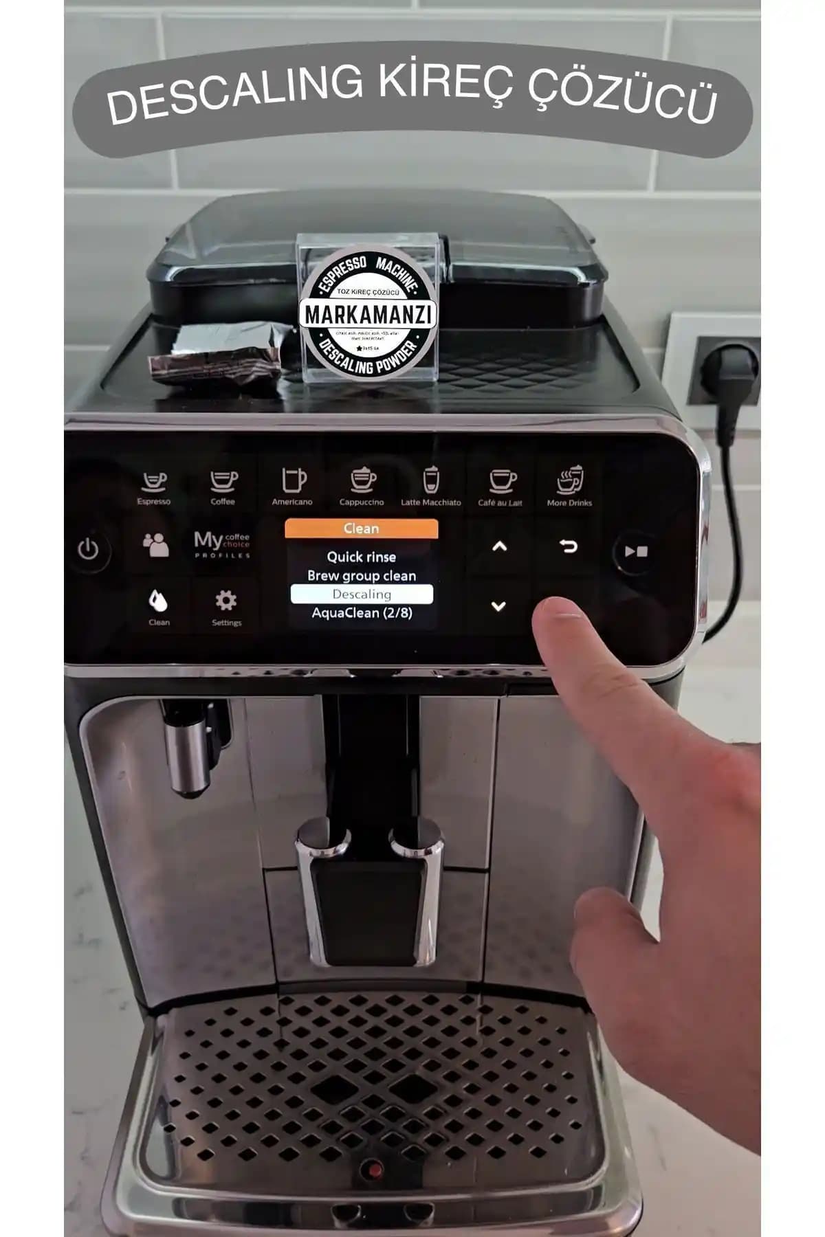 Markamanzi 3x10 g Kireç Çözücü ile Espresso Makinesi Performansını Korumak İçin