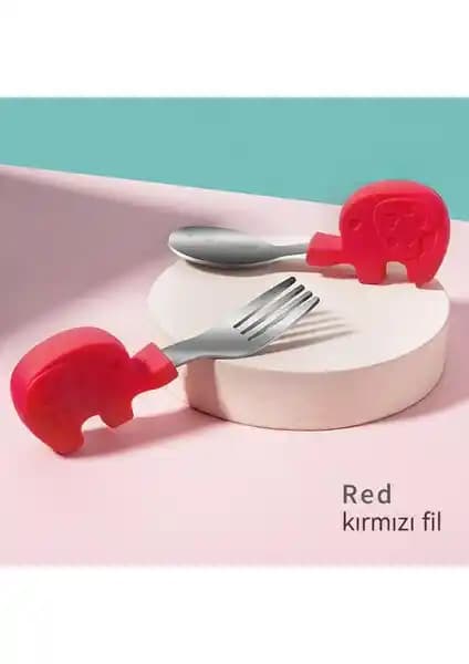 Maskot Bebek Yeme Kısa Saplı Paslanmaz Çelik Çocuk Çatal Kaşık Seti İncelemesi