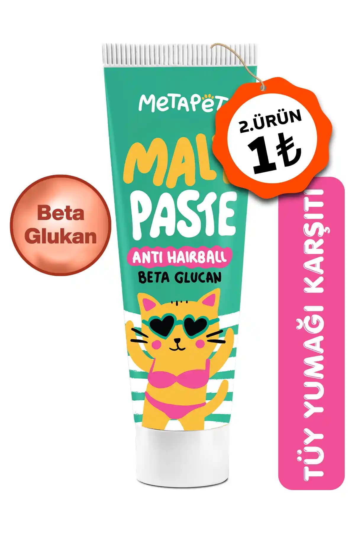 Metapet Tüy Yumağı Önleyici Kedi Maltı: Doğal İçeriklerle Sindirimi Destekleyen Ürün