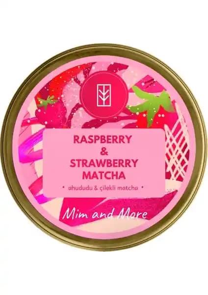 Mim And More Raspberry & Strawberry Matcha: Ahududu ve Çilek Aromalı Doğal Enerji Karışımı