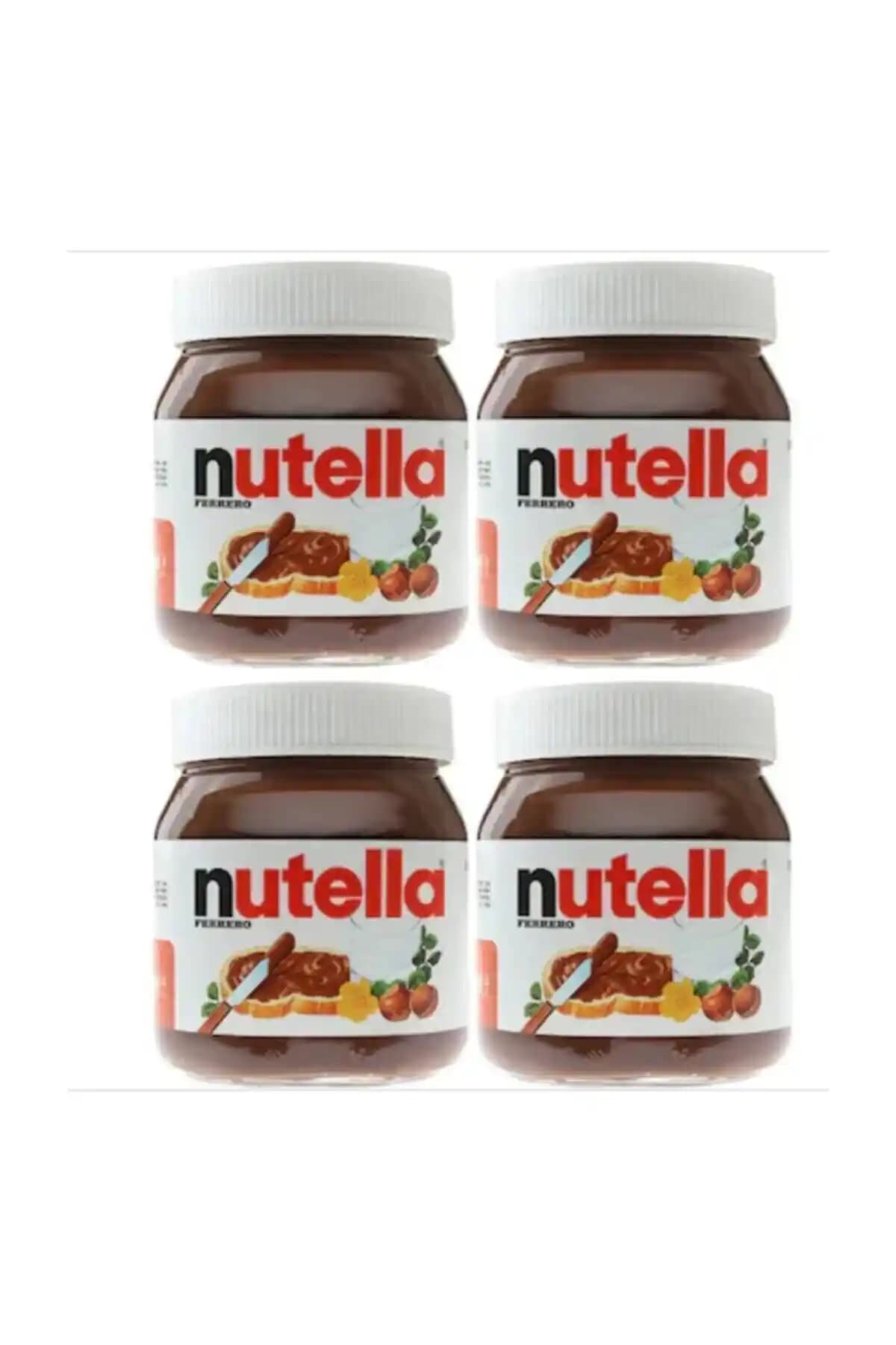 Nutella Kakaolu Fındık Kreması 4x400 g: sürülebilir kahvaltı ve tatlı kreması