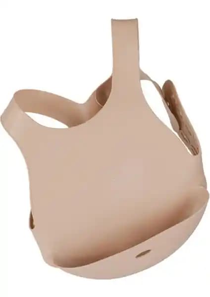 OiOi Silikon Mama Önlüğü Bubble Beige: Pratik ve Konfor Sunan Bebek Önlüğü (6 ay-4 yaş)