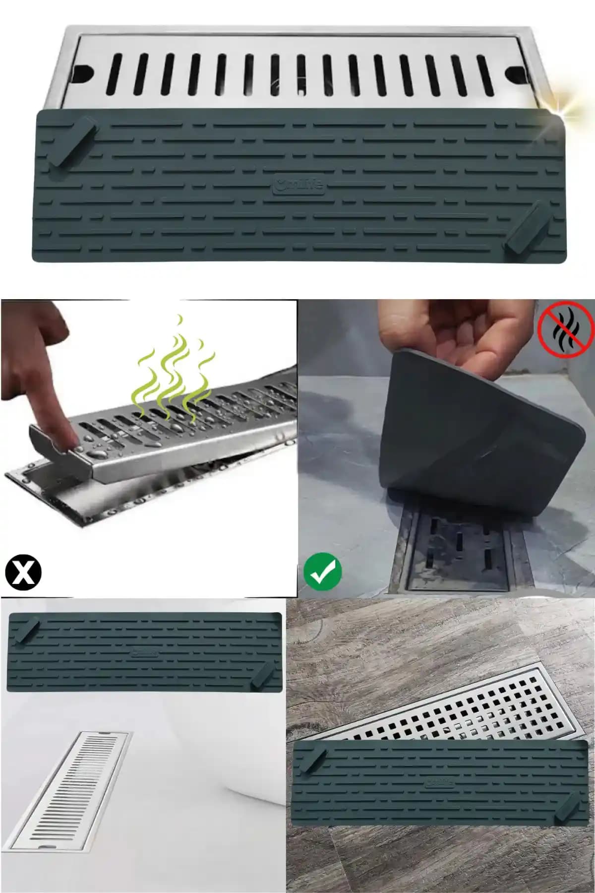 Omilife Siyah Uzun Silikon Gider Kapağı ile Kötü Koku Önleme ve Çok Amaçlı Kullanım Çözümleri