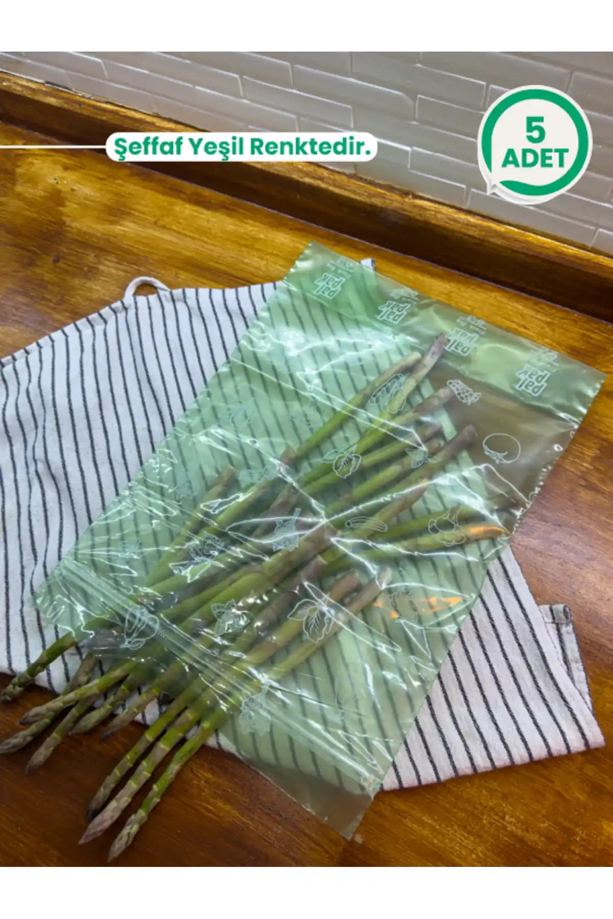 PALFRESH Kilitli Buzdolabı Poşeti 27x37 cm, Yaklaşık 6 L Kapasite, Tekrar Kullanılabilir