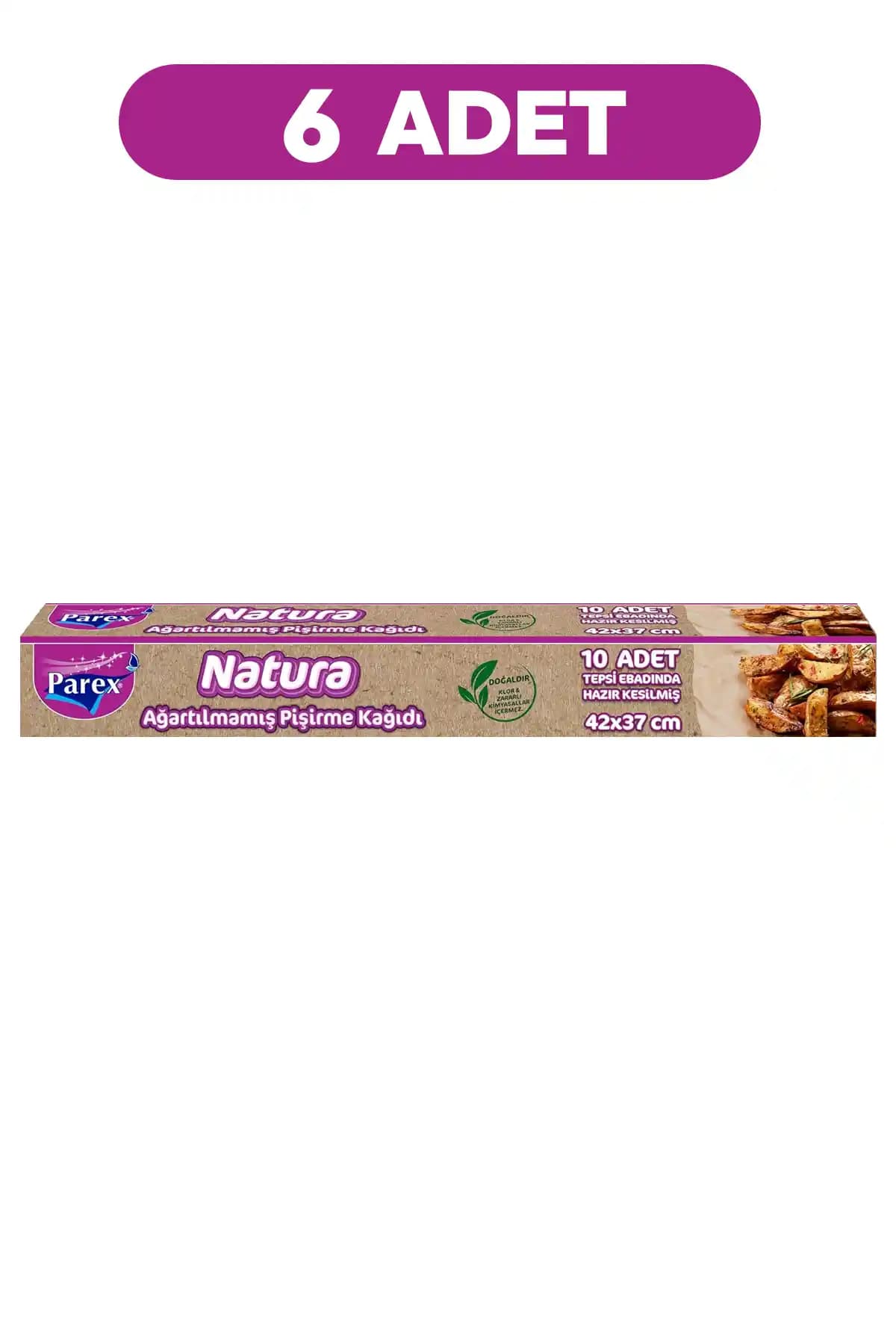 Parex Natura Ağartılmış Pişirme Kağıdı – Türkiye Üretimi, Önceden Kesilmiş