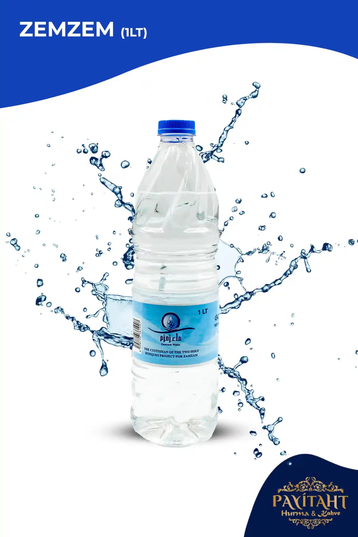 Payitaht Hurma Zemzem Suyu 1 L Ambalaj Türkiye Menşei Hac ve Umre İçin Manevi Hediye