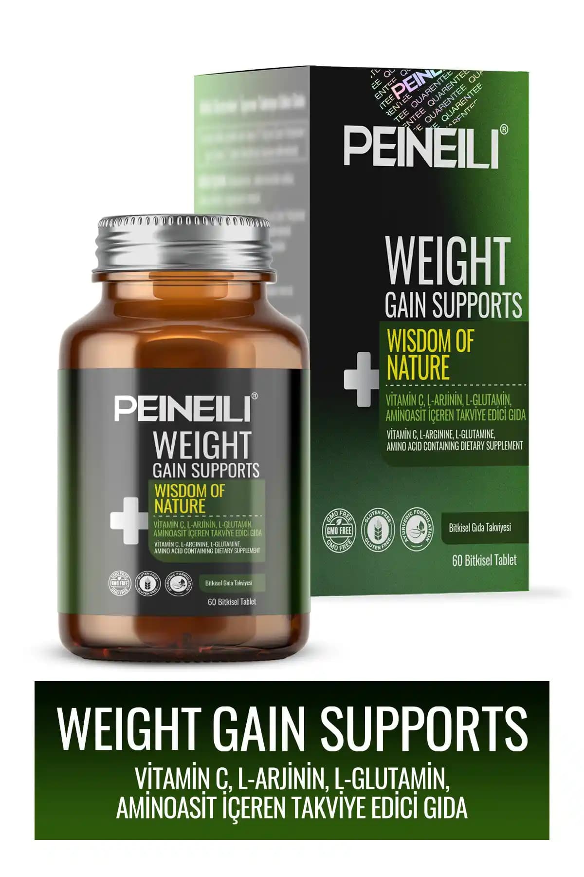 PEINEILI Kilo Artırıcı Takviye: Bitkisel Aromasız Tabletlerle Güvenli Kilo Artışı Desteği