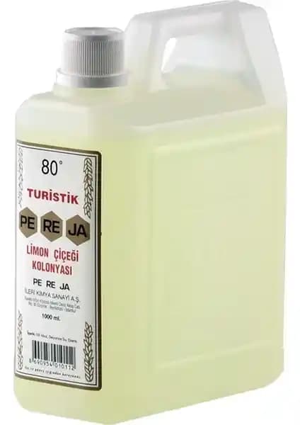 Pereja (80°) Limon Çiçeği Kolonyası 1000 ml Çanta Pet Ambalajyla Pratik ve Doğal