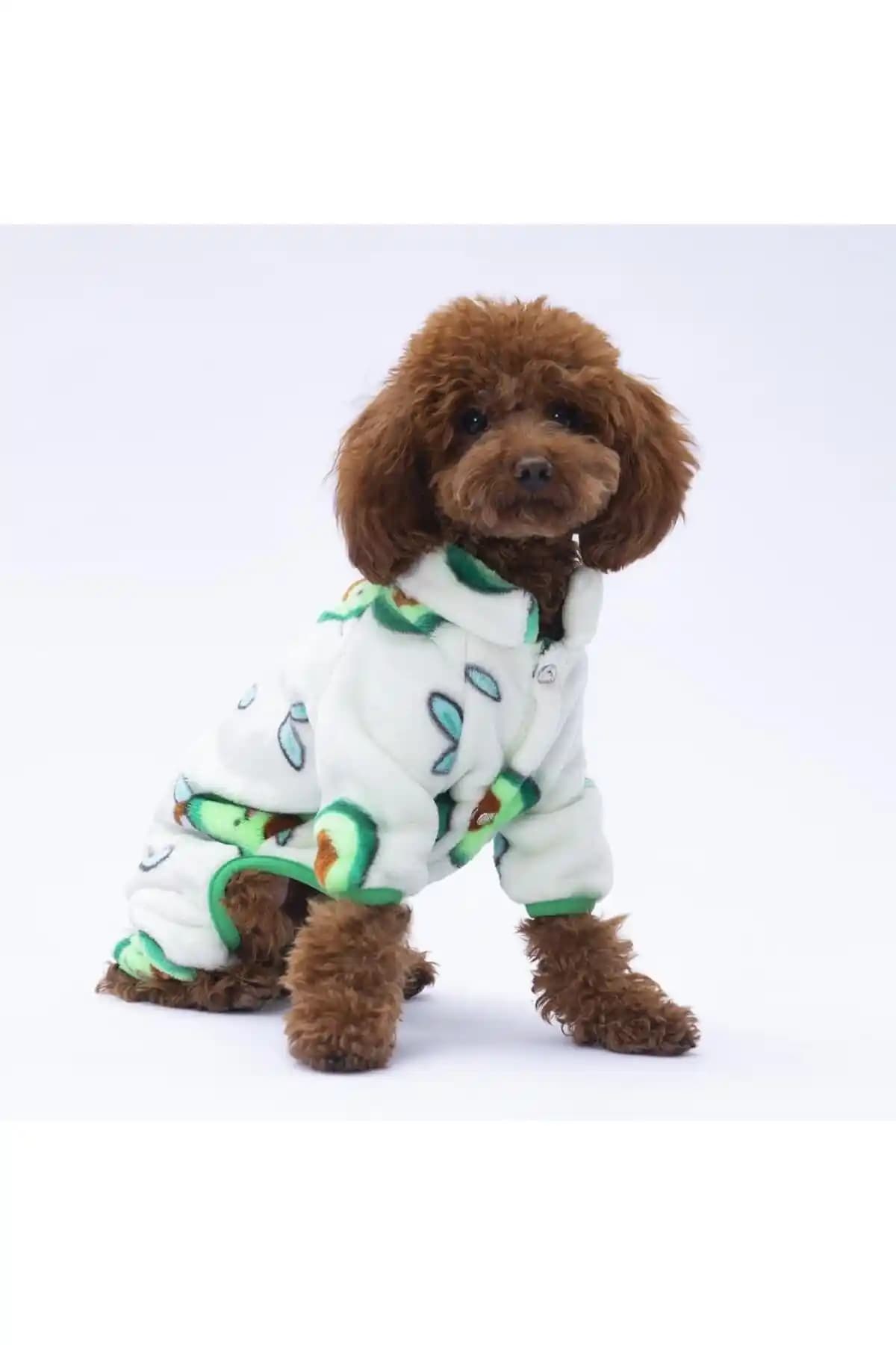 Pettrend Avocado Peluş Tulum: Konforlu, Güvenli ve Kolay Giydirilebilen Kışlık Üst Giyim