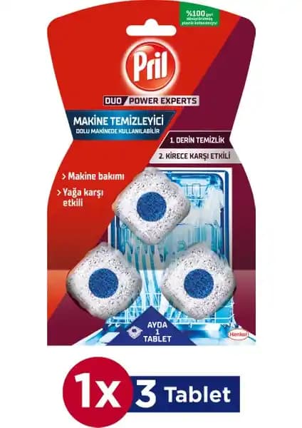 Pril Çift Etkili Kapsül: Bulaşık Yıkama ve Makine İç Temizliğini Tek Adımda Sağlar