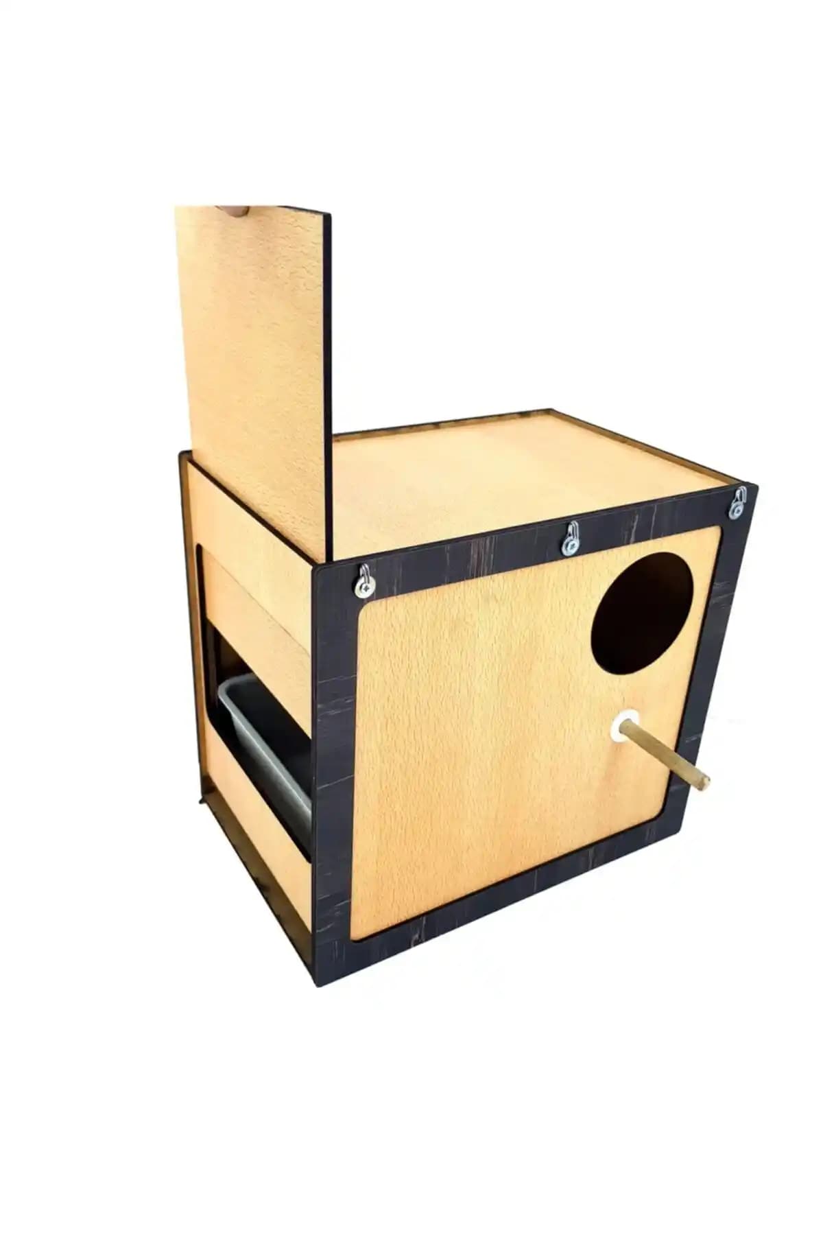 Profesyonel Sultan Papağanı Yuvalığı: Ahşap Tasarım, Dayanıklılık ve Hava Sirkülasyonu