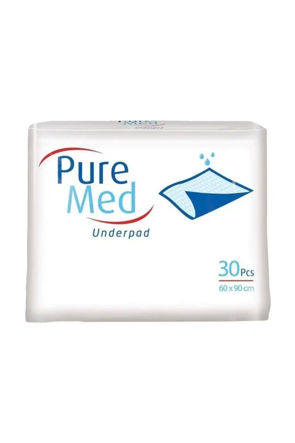 Puremed Hasta Yatak Koruyucu: Kaymaz ve Sızıntı Önleyici 60x90 cm Tekli Paket