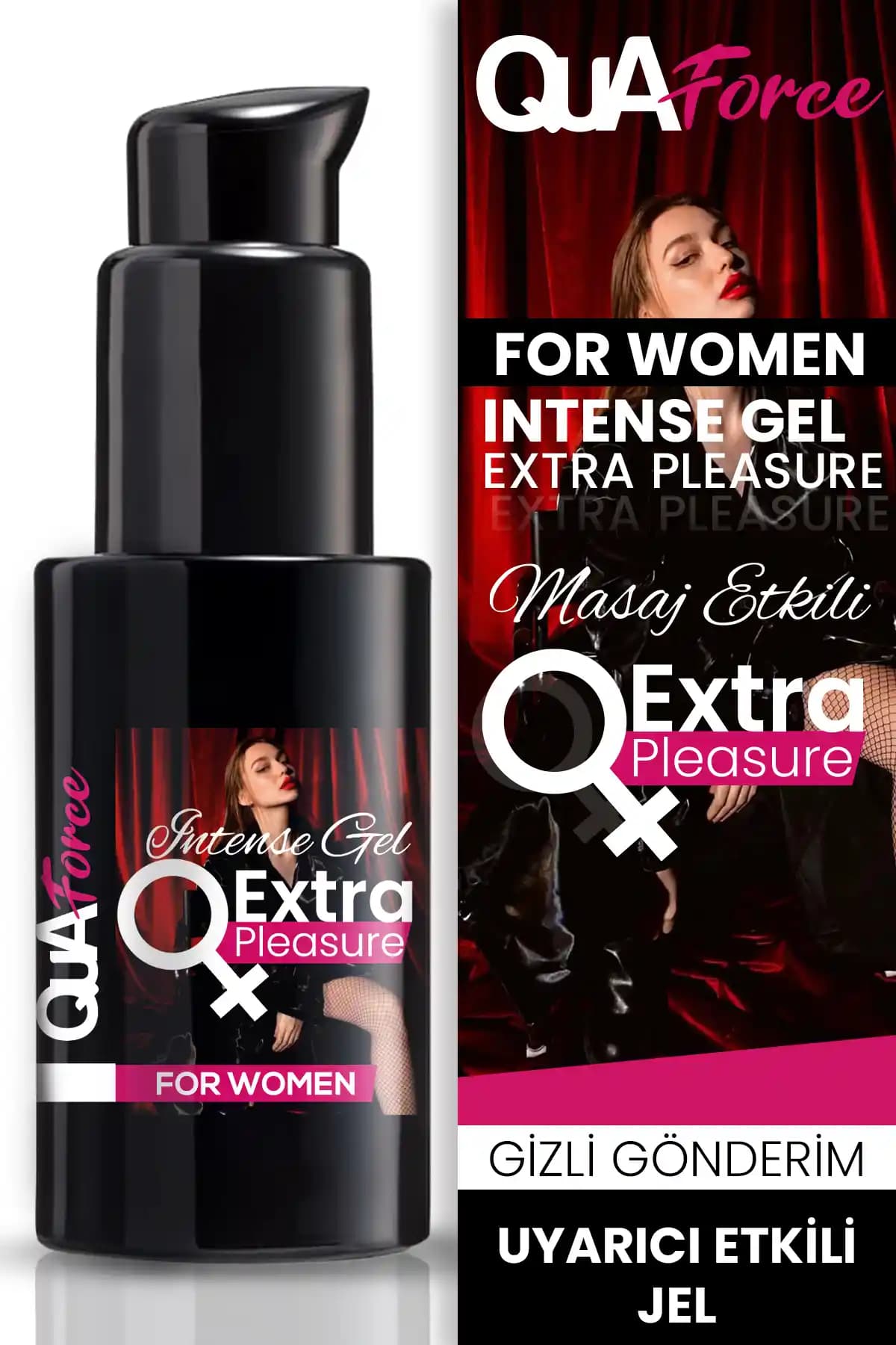 QUAforce Intense Premium Kalite Etkili Jel 10 ml: Türkiye Menşei ve Cilt Dostu Performans