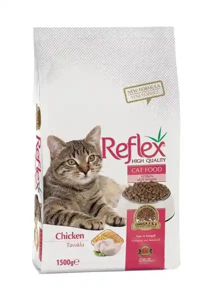 Reflex Tavuklu Yetişkin Kedi Maması 1,5 kg: Premium Dengeli Beslenme ve İçerik
