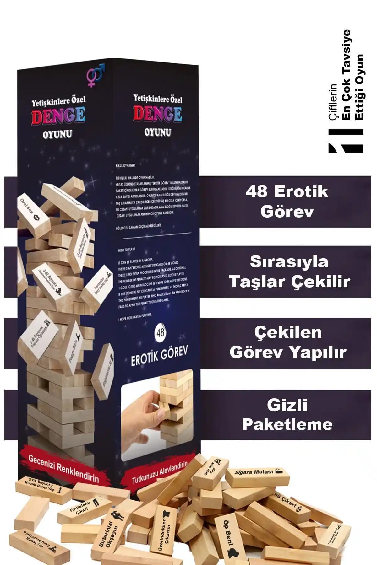 Rekze Erotik Denge Oyunu: Yetişkin Çiftler İçin Güvenli ve Değişken Oyun Deneyimi