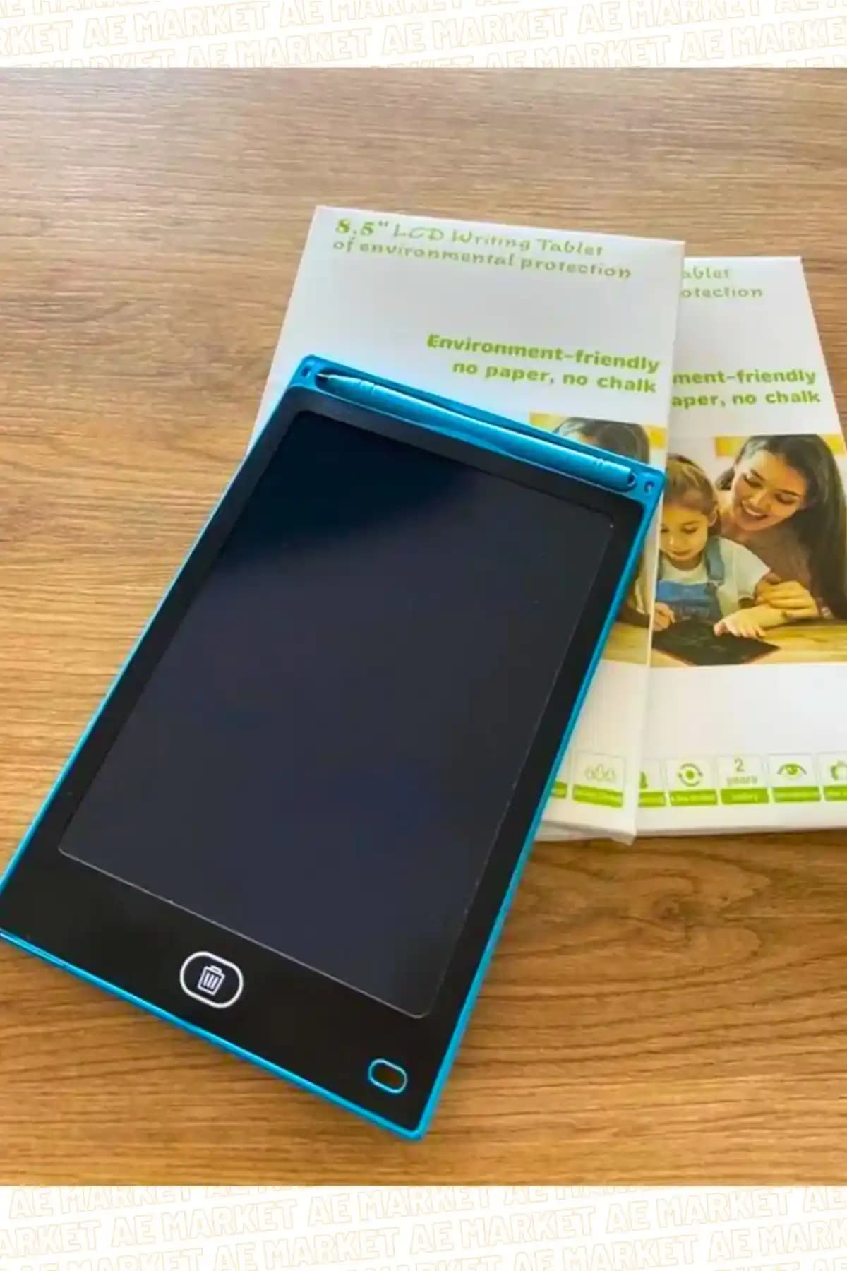 Renk değiştirme ile öğrenmeyi destekleyen 8.5 inç LCD çocuk yazı tahtası, hafif tasarım