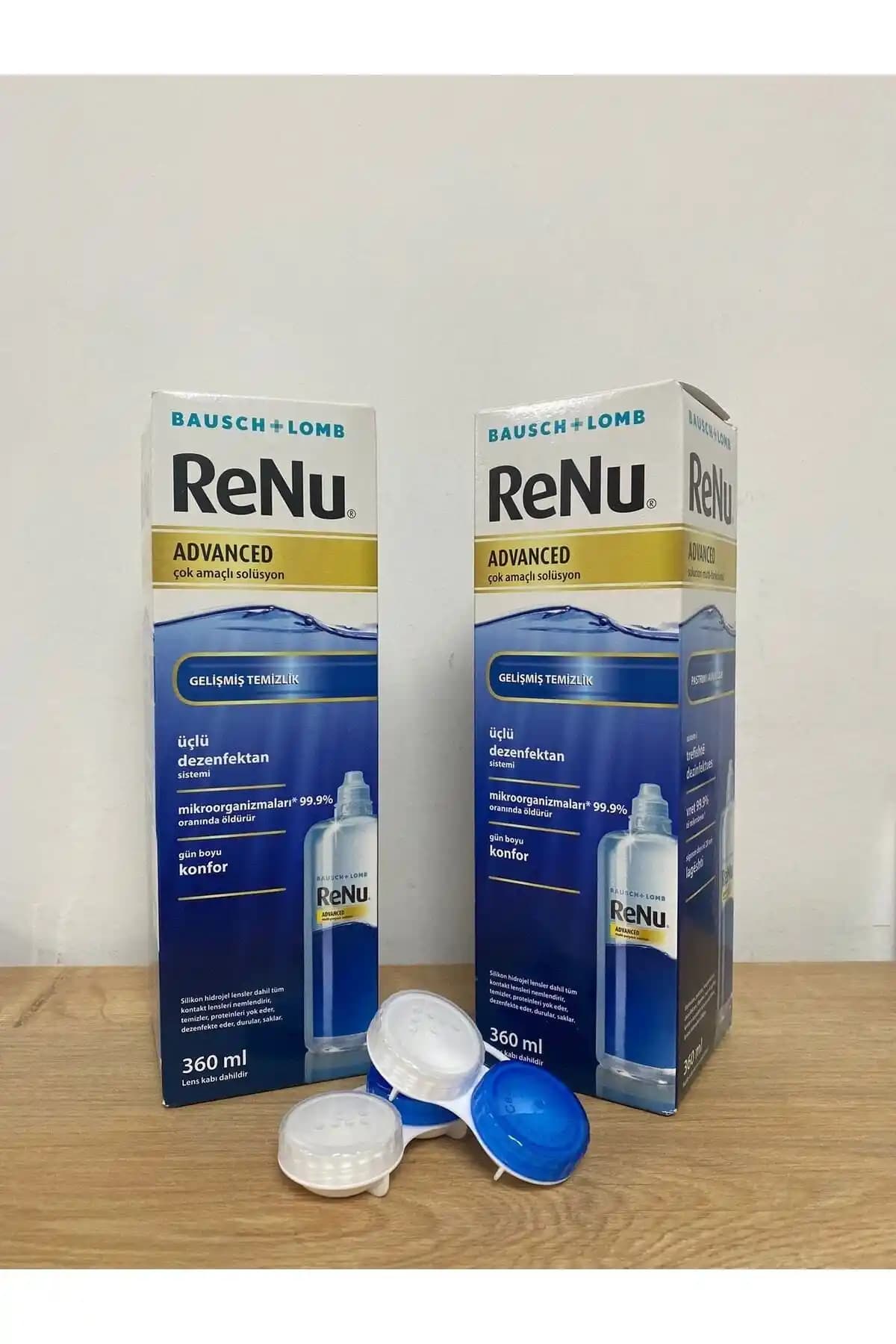 Renu Advanced Lens Solüsyonu: 360 ml ve 2’li Paket ile Uzun Ömürlü Kontakt Lens Bakımı