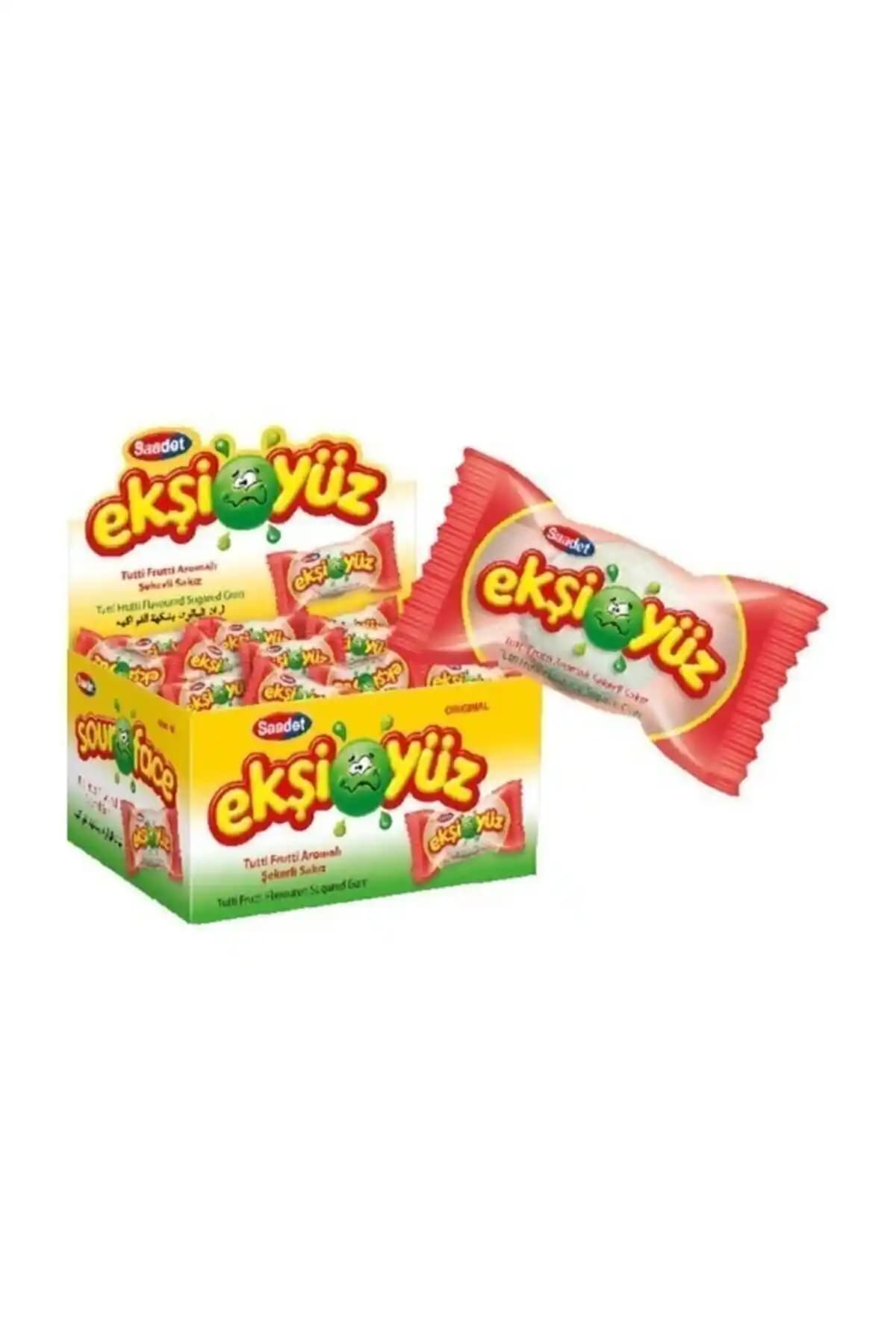 SAADET Ekşiyüz Sakız: Tekli Ambalajlarla Nostalji ve Ferahlatıcı Ekşi Yüz Deneyimi