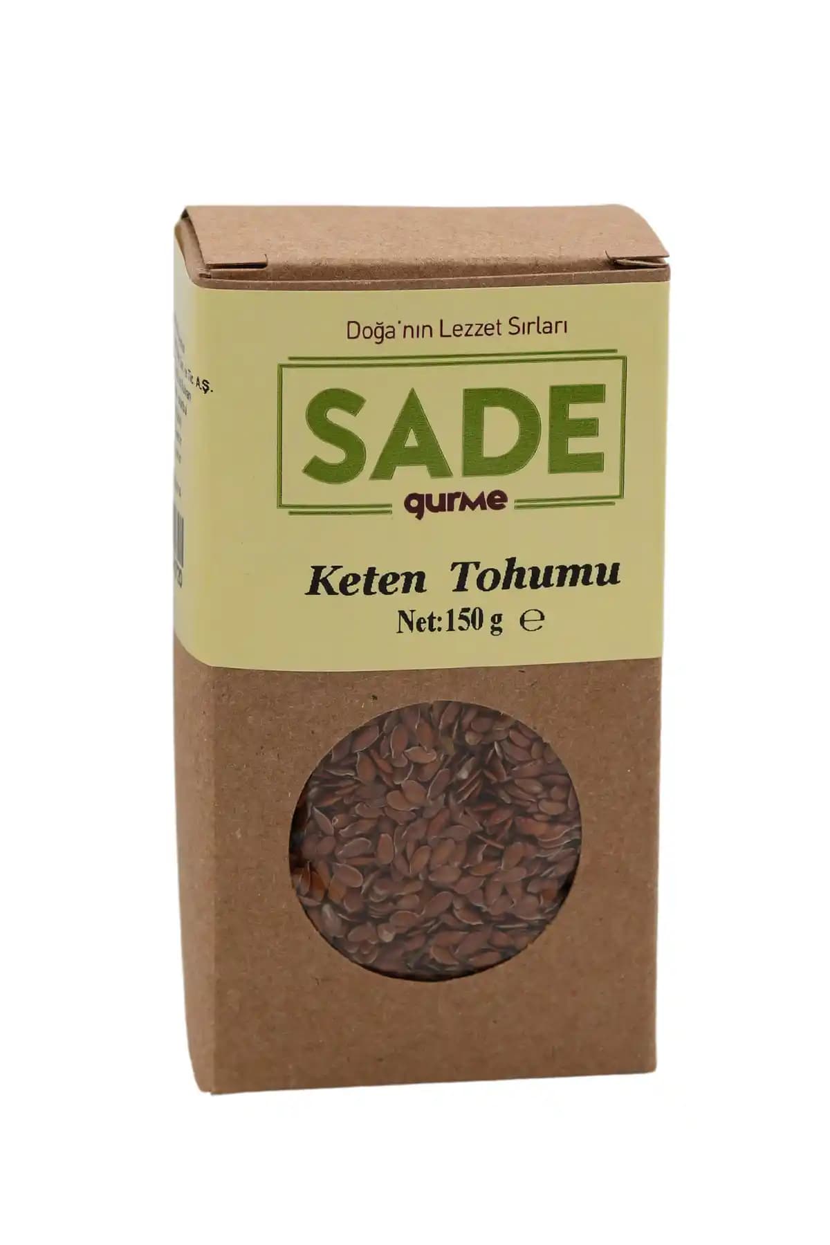 Sade Gurme Keten Tohumu 150 g: Günlük Besin Desteği, Doğal Lif ve Omega-3 Kaynağı