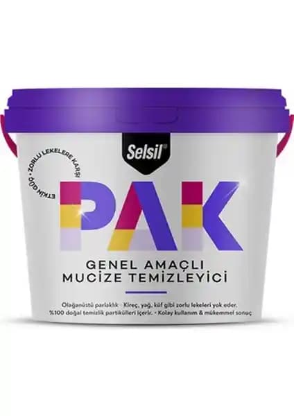 Selsil Pak Genel Amaçlı Mucize Temizleyici: Çok Yüzeyli Temizlik ve Lekeleri Giderir
