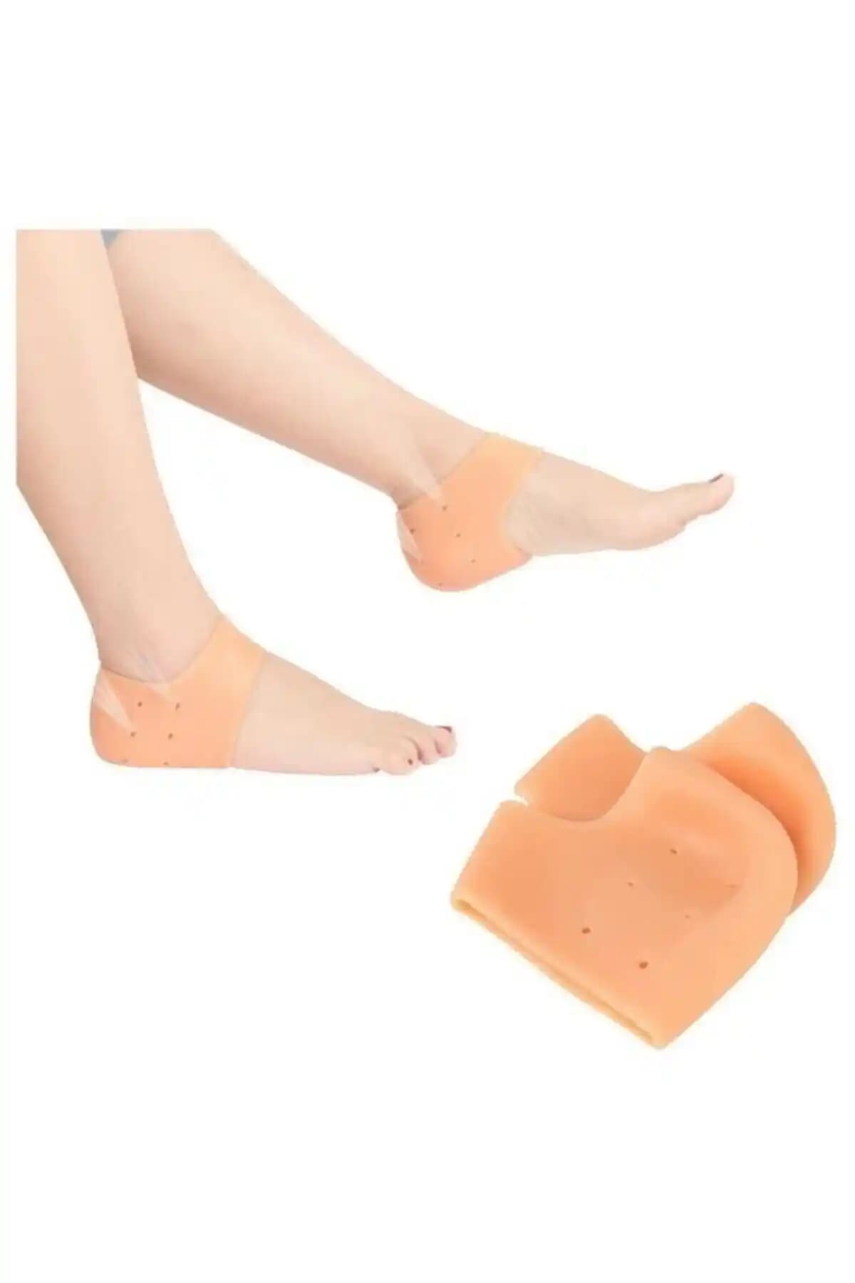 Silikon tabanlı topuk koruyucu ile çatlak ve ağrı azaltımı için pratik destek