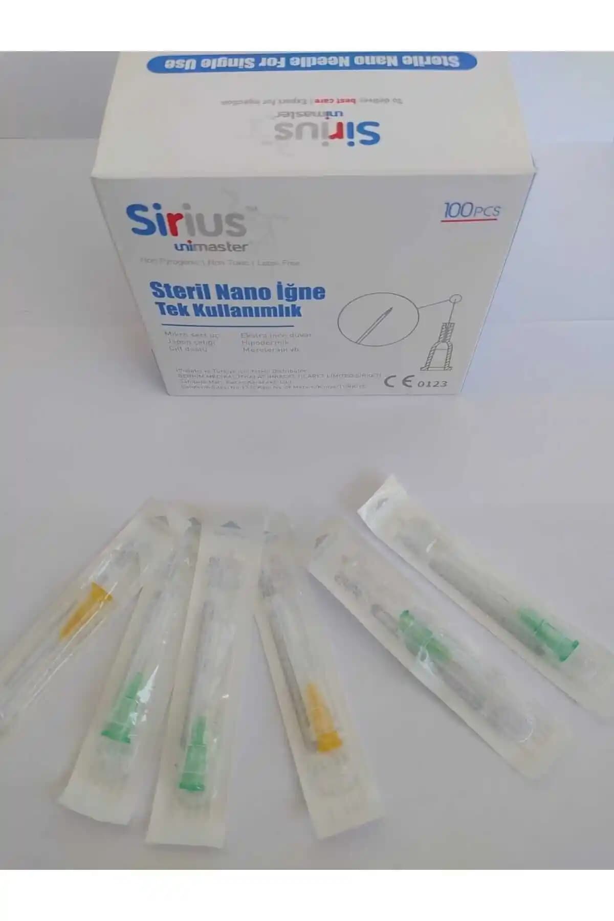Sirius Mezoterapi İğnesi 32G 8mm - Tek Kullanımlık Steril Dermal Dolgu Enjeksiyon Seti