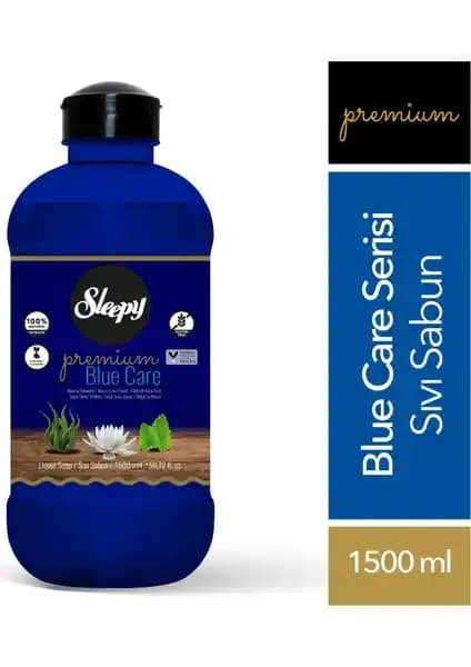 Sleepy Premium Blue Care Serisi 1500 ml Sıvı Sabun: Hassas Ciltler İçin Etkili ve Kalıcı Temizlik
