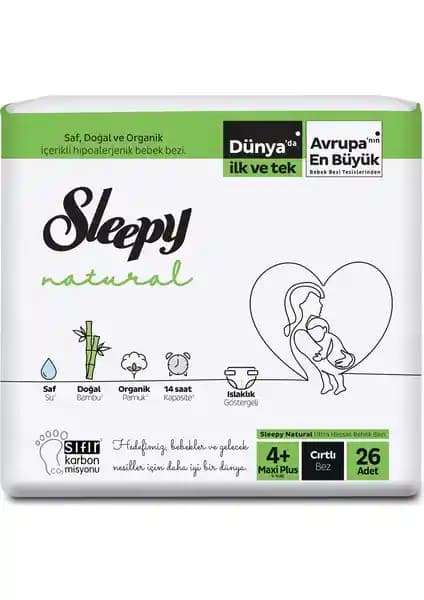 Sleepy Sensitive Bantlı Bebek Bezi 9-16 kg için Maxi Plus Jumbo Paket 26 Adet – Detaylı İnceleme