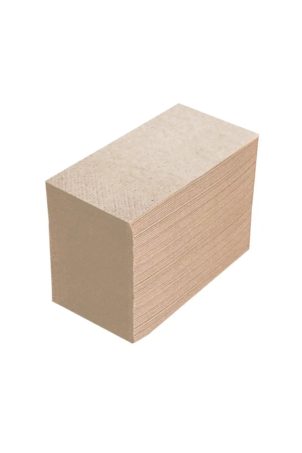 Story Gallery 33x33 cm İki Katlı Kraft Kağıt Garson Peçetesi – Desenli, 100’lü Paket