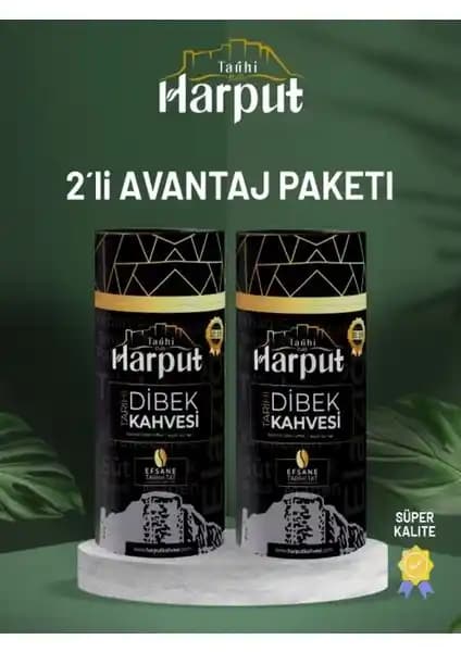 Tarihi Harput Dibek Kahvesi 2x1000 g: Geleneksel Öğütülmüş Kahve ve Pratik Hazırlık
