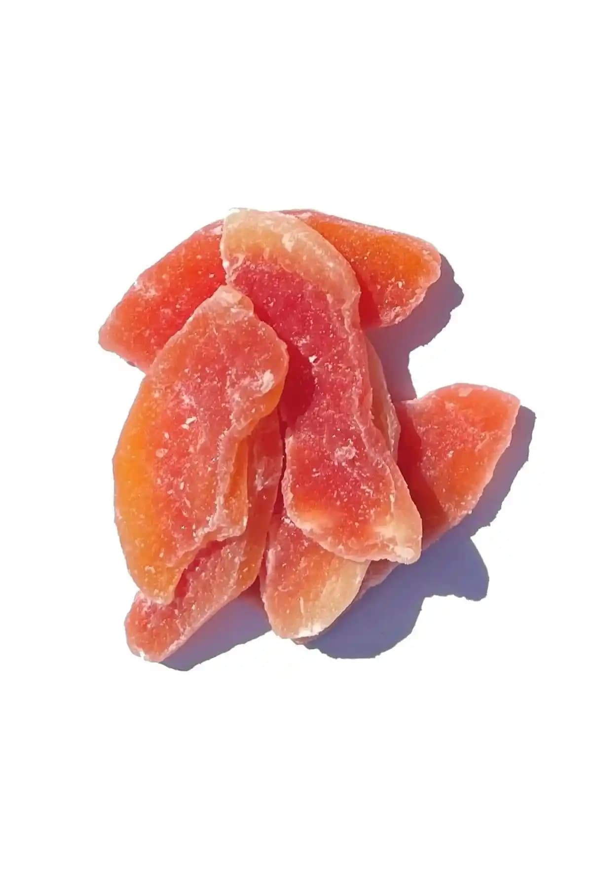 TAZEM KURUYEMİŞ Papaya Kurusu 500 g – Türkiye Menşei, Şekerli Kurutulmuş Meyve