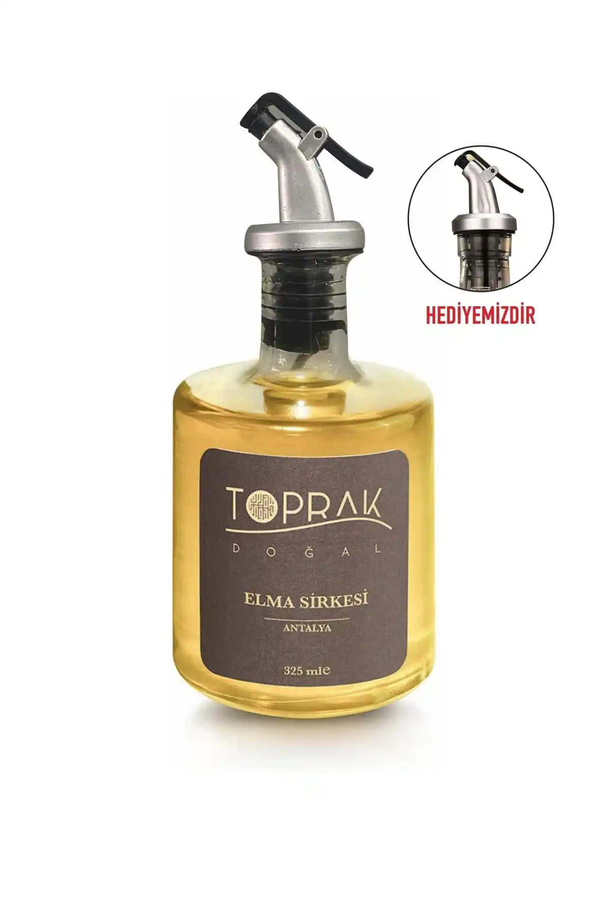 Toprak Doğal Elma Sirkesi: Doğal Fermente Edilmiş Elma Suyu Sirkesi, Antalya Bölgesinde