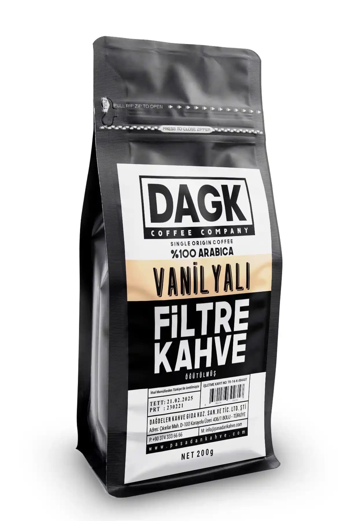 Vanilyalı Filtre Kahve Öğütülmüş 200 g: Dengeli Aroma ve Esnek Demleme Seçenekleri