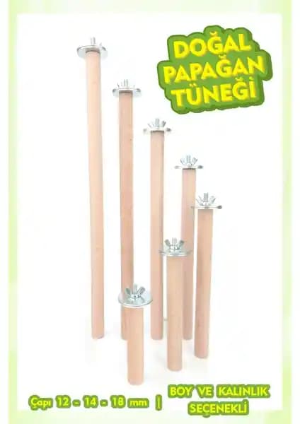 Vixpet SkyRoost Doğal Papağan Tüneği: Küçük Irklar İçin Doğal Ahşap Tünek