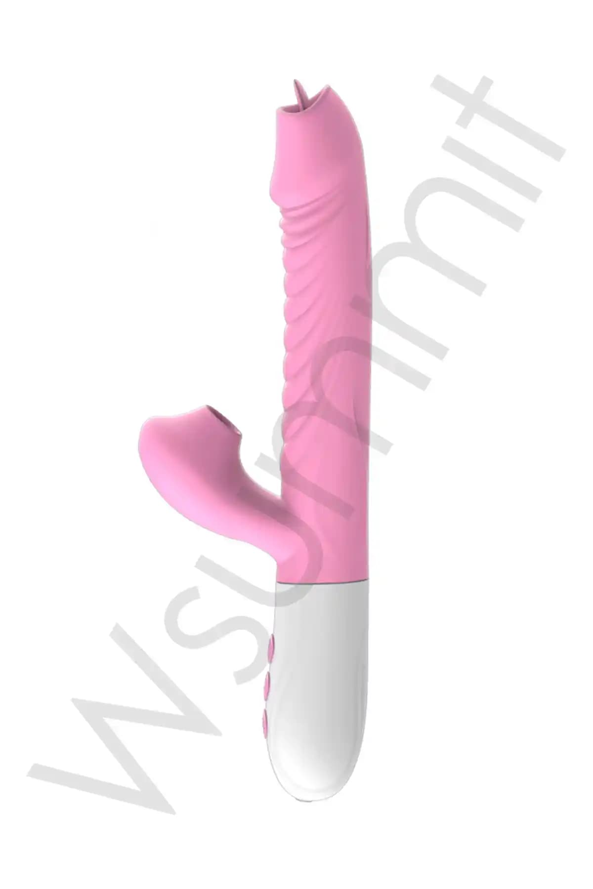 Wsummıt 4’ü 1 Arada Isıtmalı Şarjlı Tavşan Vibratör ile Çok Fonksiyonlu Konfor