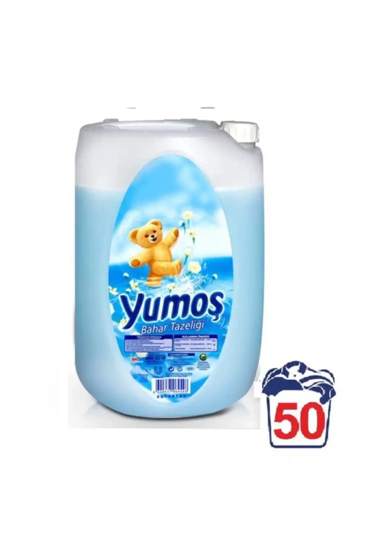 Yumoş Bahar Tazeliği Çamaşır Yumuşatıcı: Beyazlar ve Renkli Giysiler İçin Yumuşaklık