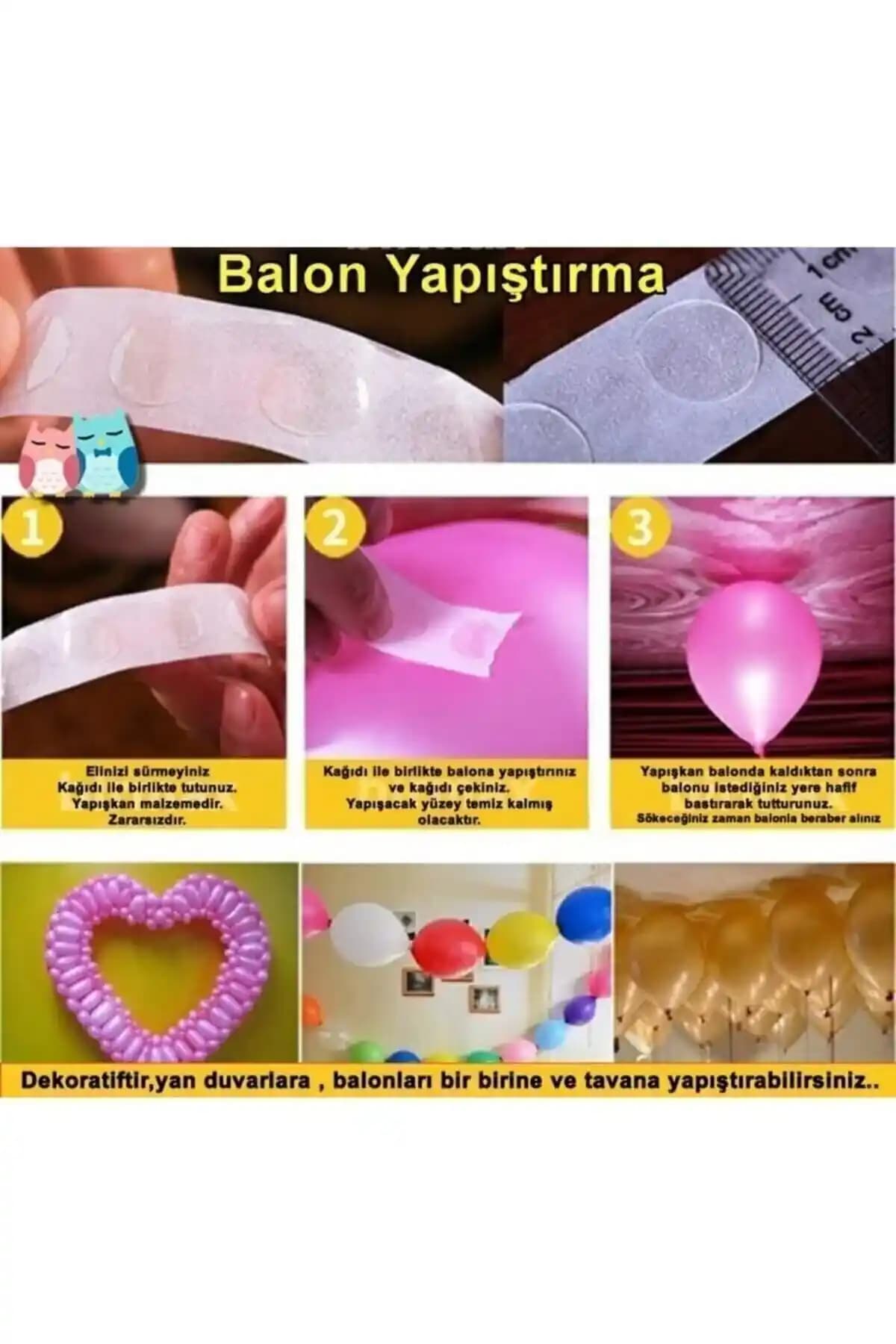 Balon Yapıştırma Bandı Kullanımı ve Güncel Uygulama Alanları Hakkında Detaylı Bilgi